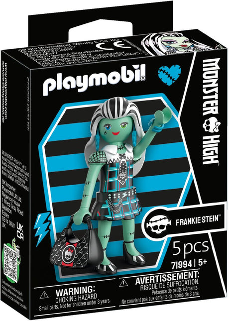 Playmobil | monster høj | frankie stein | kreativt legetøjsfigursæt til halloween-fester rollespil | med cool tilbehør ikonisk figur | perfekt til små monsterfans fra 4 år og opefter | 71994