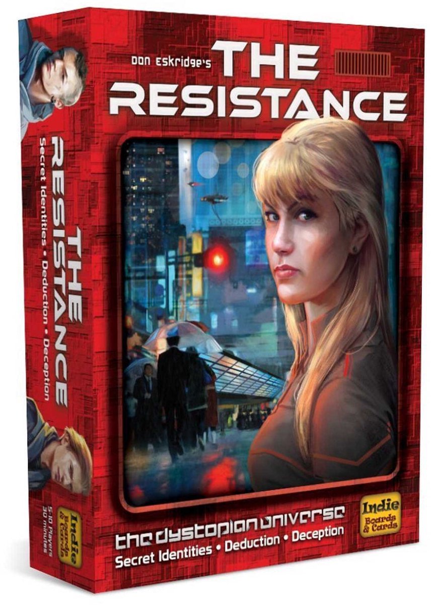 Indie boards cards the resistance - engelsk kortspil