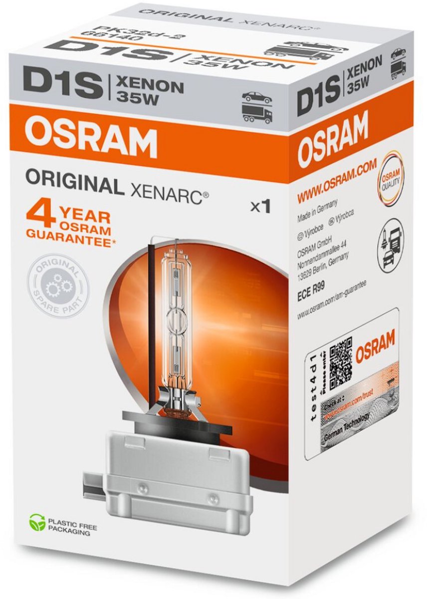 Osram 66140 xenon lampe xenarc original d1s 35 w 12 v, 85 v
