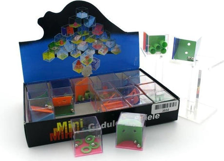Bongers legetøj tålmodighedsspil 4x4x4 cm 12 assorteret