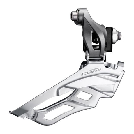 Shimano forskifter 2 x 8-trins Claris FD-R2030 påsvejst ned-træk 63-66° - 46-52t - grå