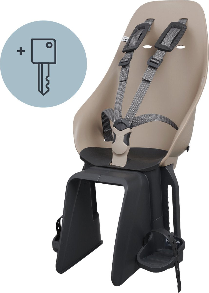 Urban iki cykelsæde bag ta¬–ke holdermontering - inaho beige bincho sort