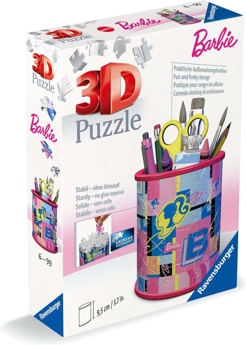 Ravensburger penal box barbie - 3D puslespil