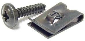 Bofix Plate Screw Set 4.8x19 til scooter (25 stykker)