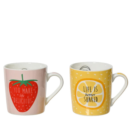 Decoris krus porcelæn ã˜8.6cm x h.7.7cm - 250ml