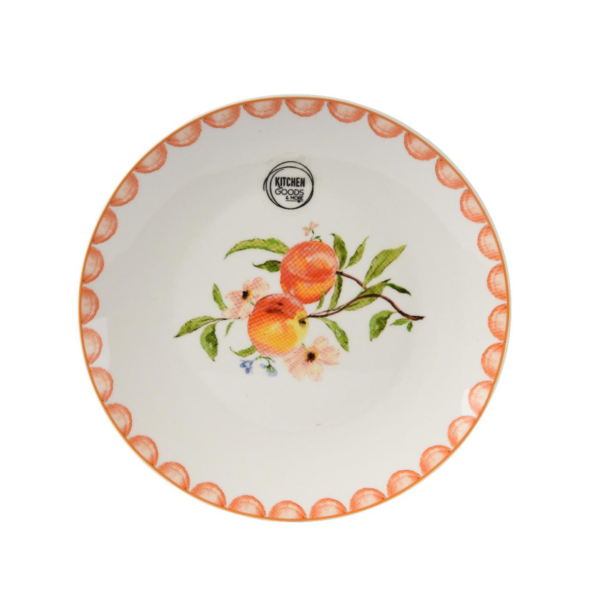 Decoris morgenmadstallerken ferskenporcelæn ø20cm