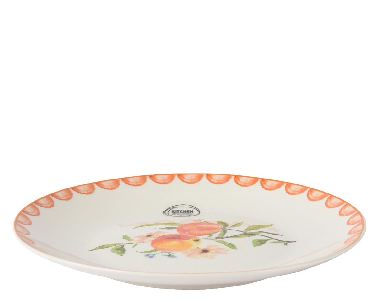 Decoris morgenmadstallerken ferskenporcelæn ø20cm