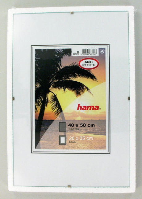 Hama fotoramme - rammeclips - 40 x 50 cm - antirefleks