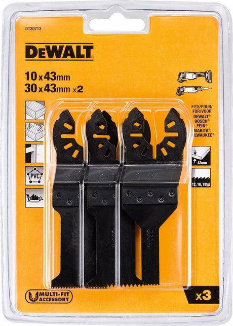 Dewalt savklingesæt 3-delt (dt20701-qz, dt20706-qz, dt20704-qz) - dt20713-qz