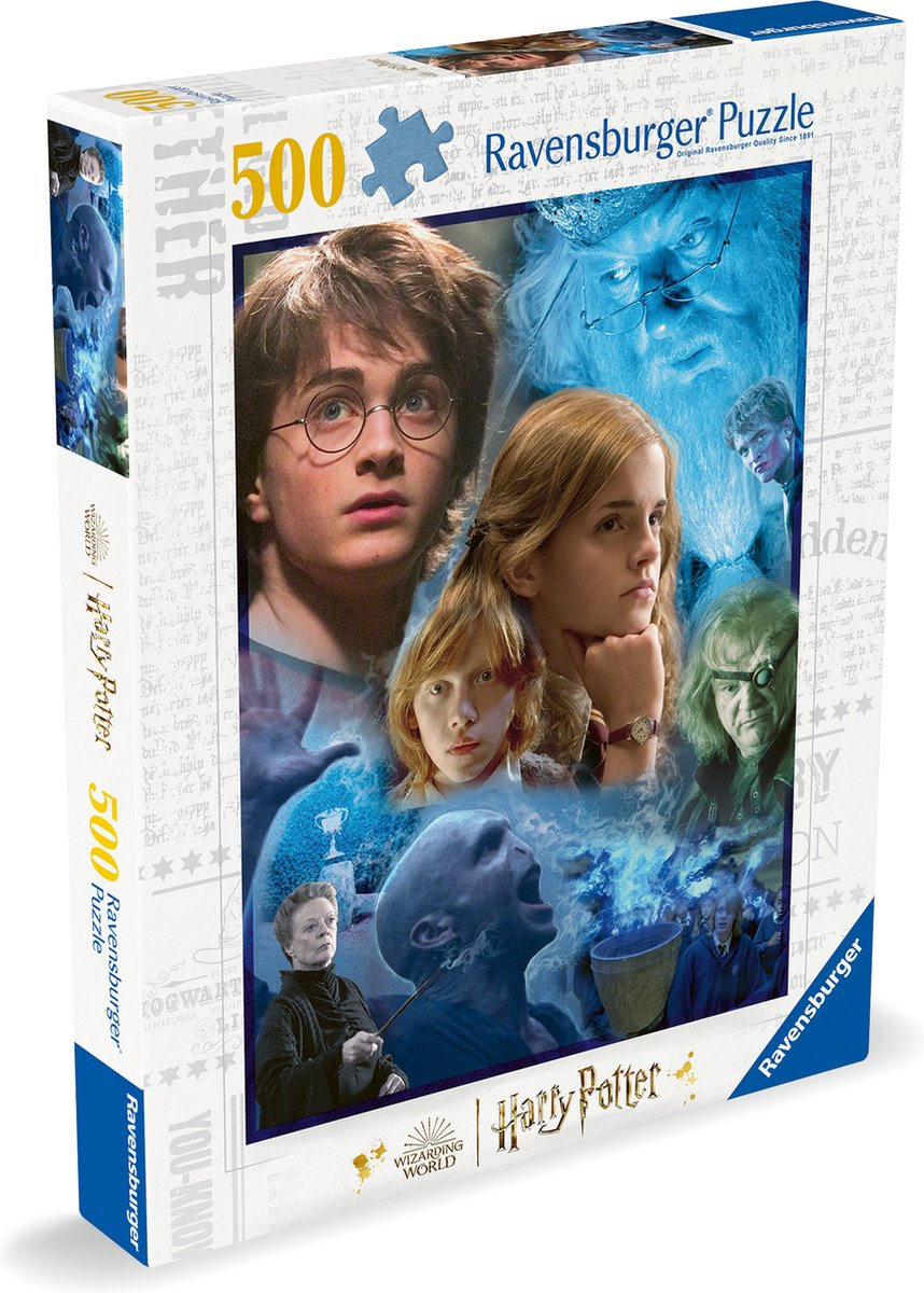 Ravensburger puslespil harry potter på hogwarts - puslespil - 500 brikker