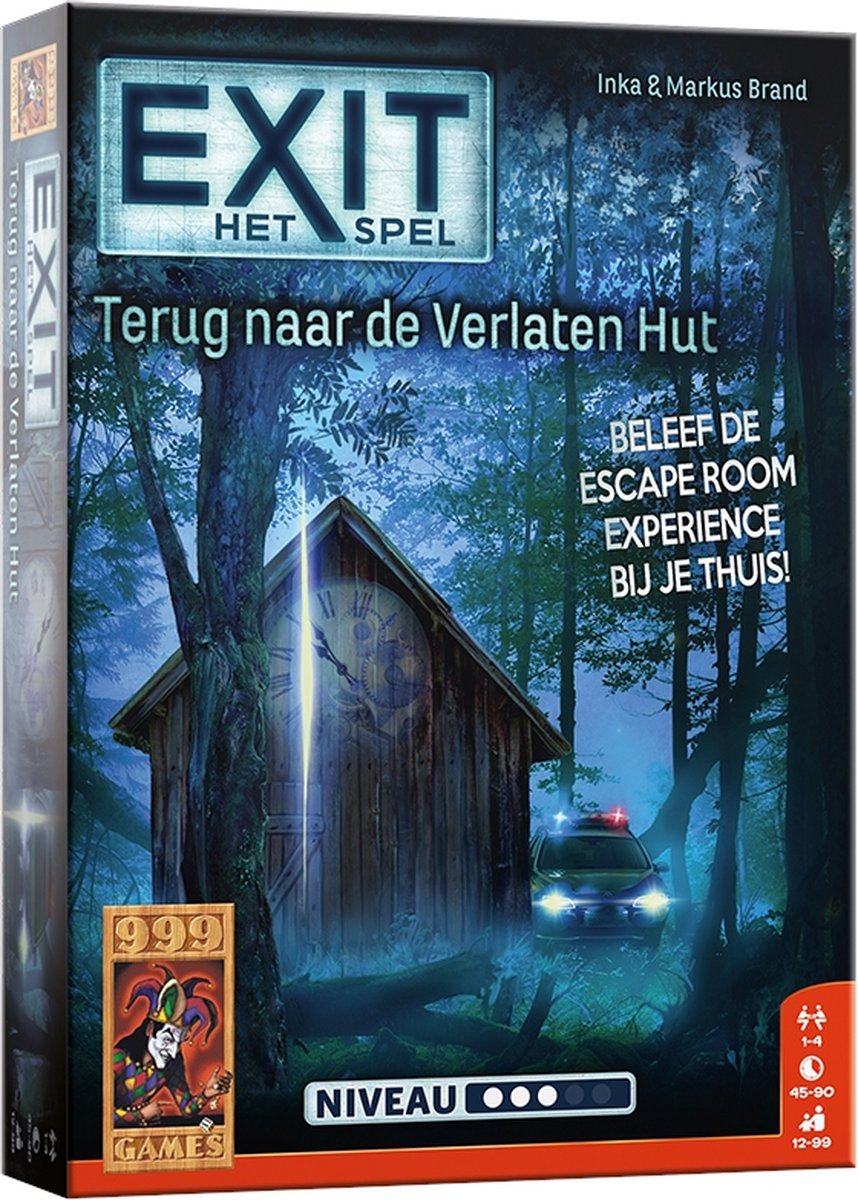 999spil 999 spil - exit - tilbage til den forladte hytte - hjernetrim - escape room spil