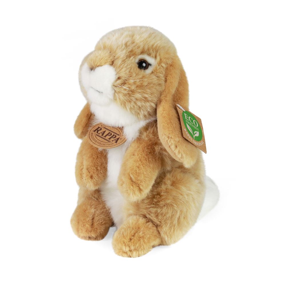 Plys beige hare 18 cm miljøvenlig