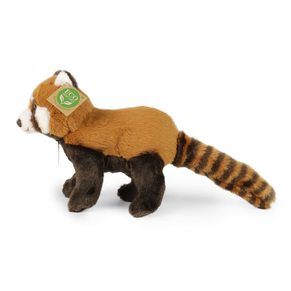 Plys rød panda 20 cm miljøvenlig