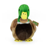 Pluche eend 20 cm eco-vriendelijk