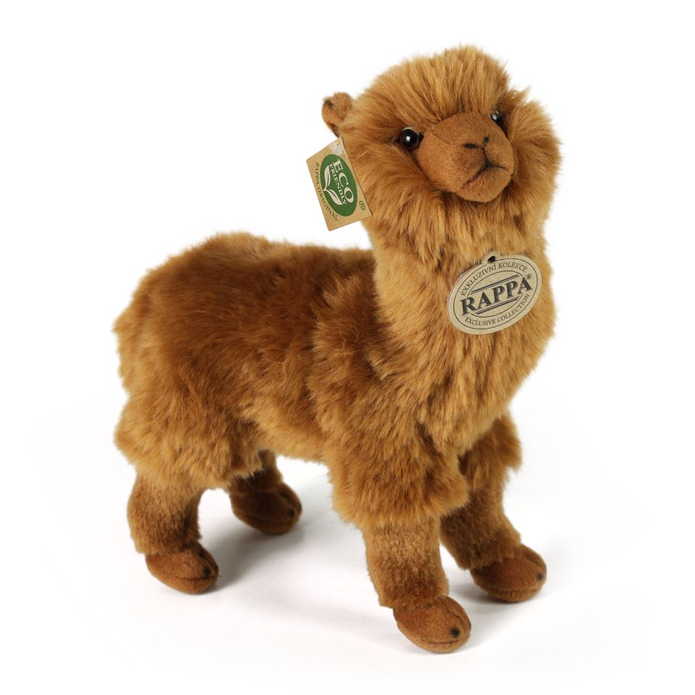 Plys brun alpaca 23 cm miljøvenlig
