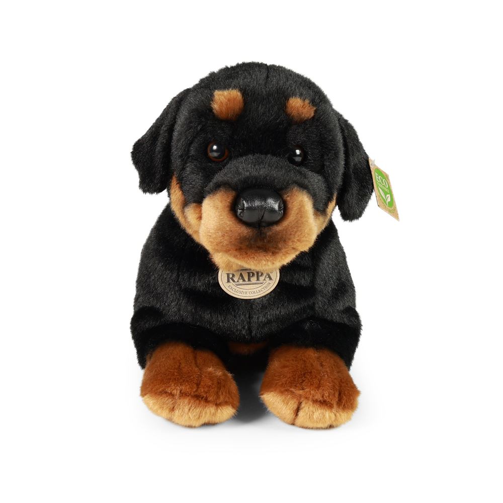 Plys rottweiler hund 39 cm miljøvenlig