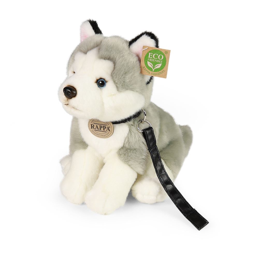 Plys husky hund 28 cm miljøvenlig