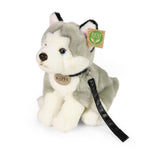 Plys husky hund 28 cm miljøvenlig