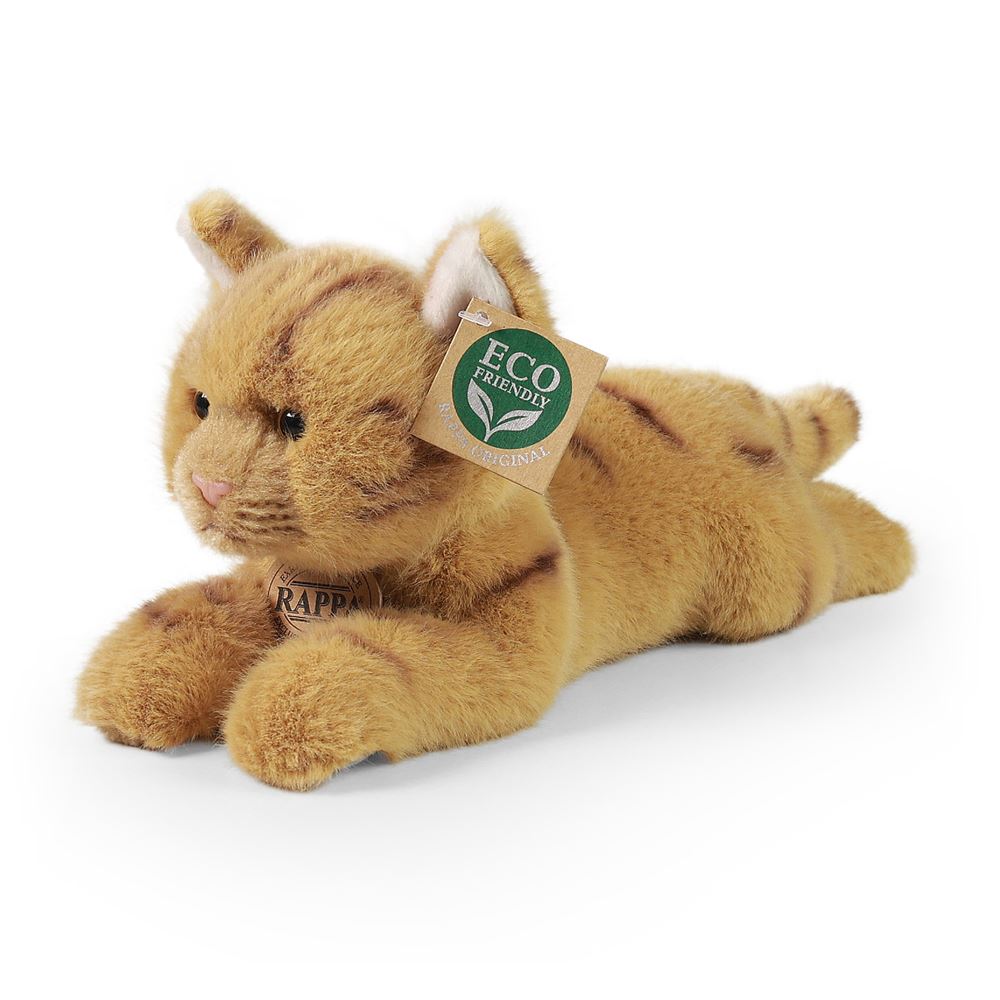 Plys brun kat 20 cm miljøvenlig