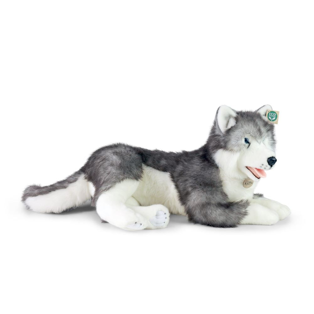 Plys husky hund 60 cm miljøvenlig