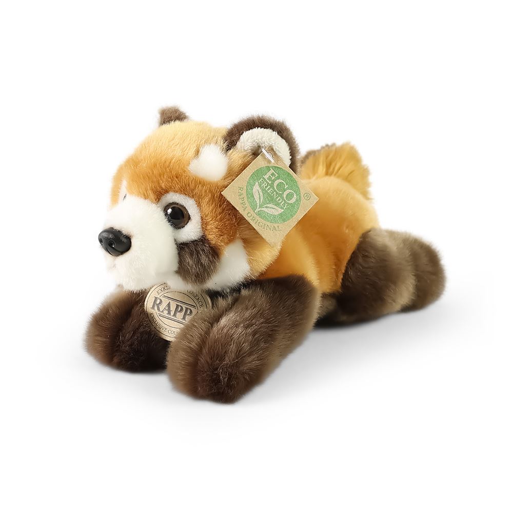 Plys rød panda liggende 20 cm miljøfri