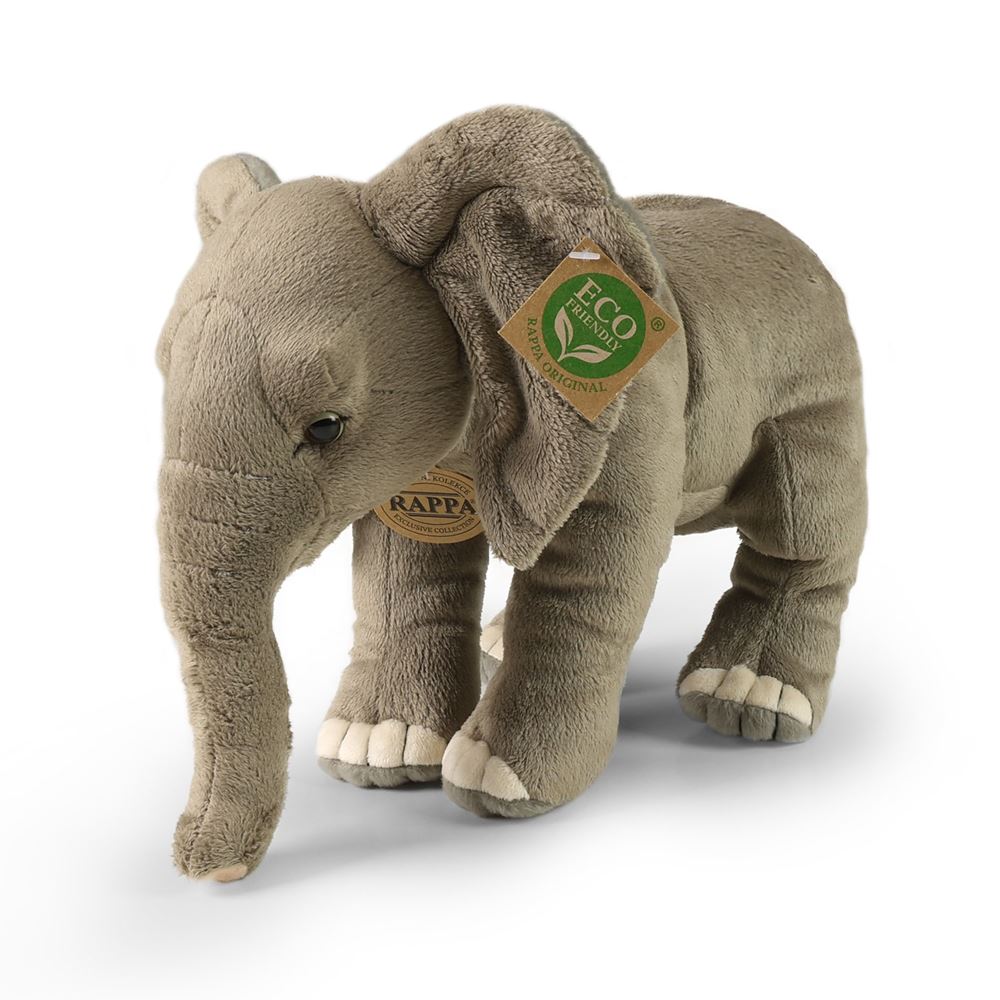 Plys afr elefant 28 cm miljøvenlig