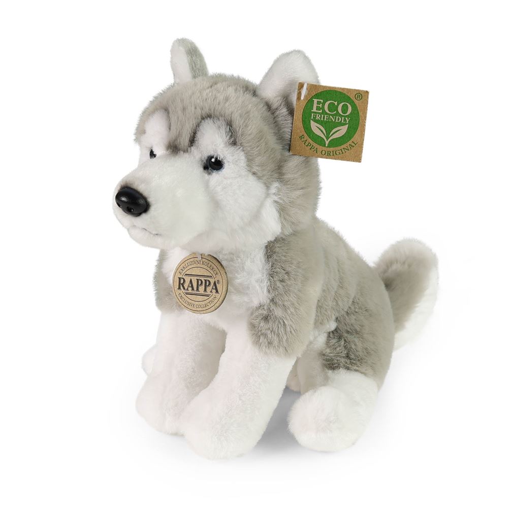 Plys husky 23 cm miljøvenlig blød