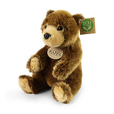Plys brun bjørn 19 cm miljøvenlig