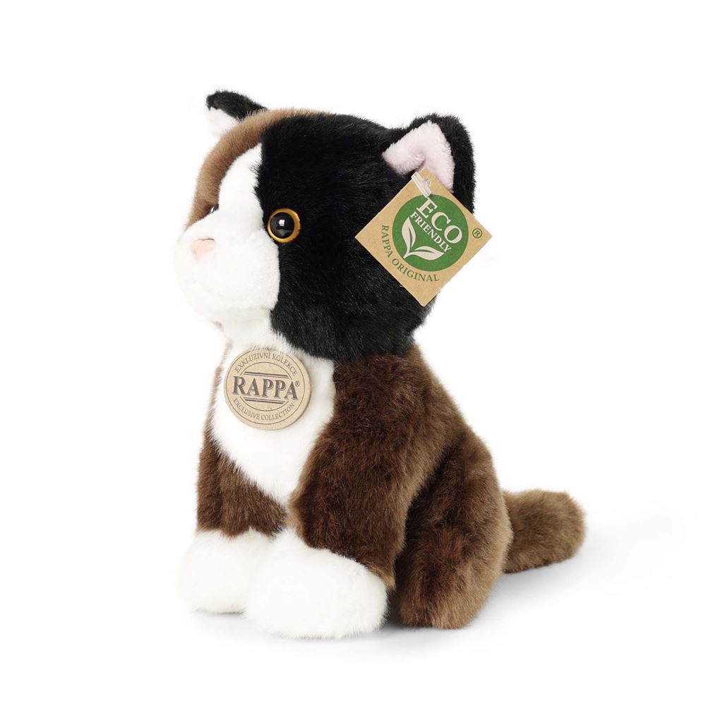 Plys trefarvet kat 18 cm øko-ven