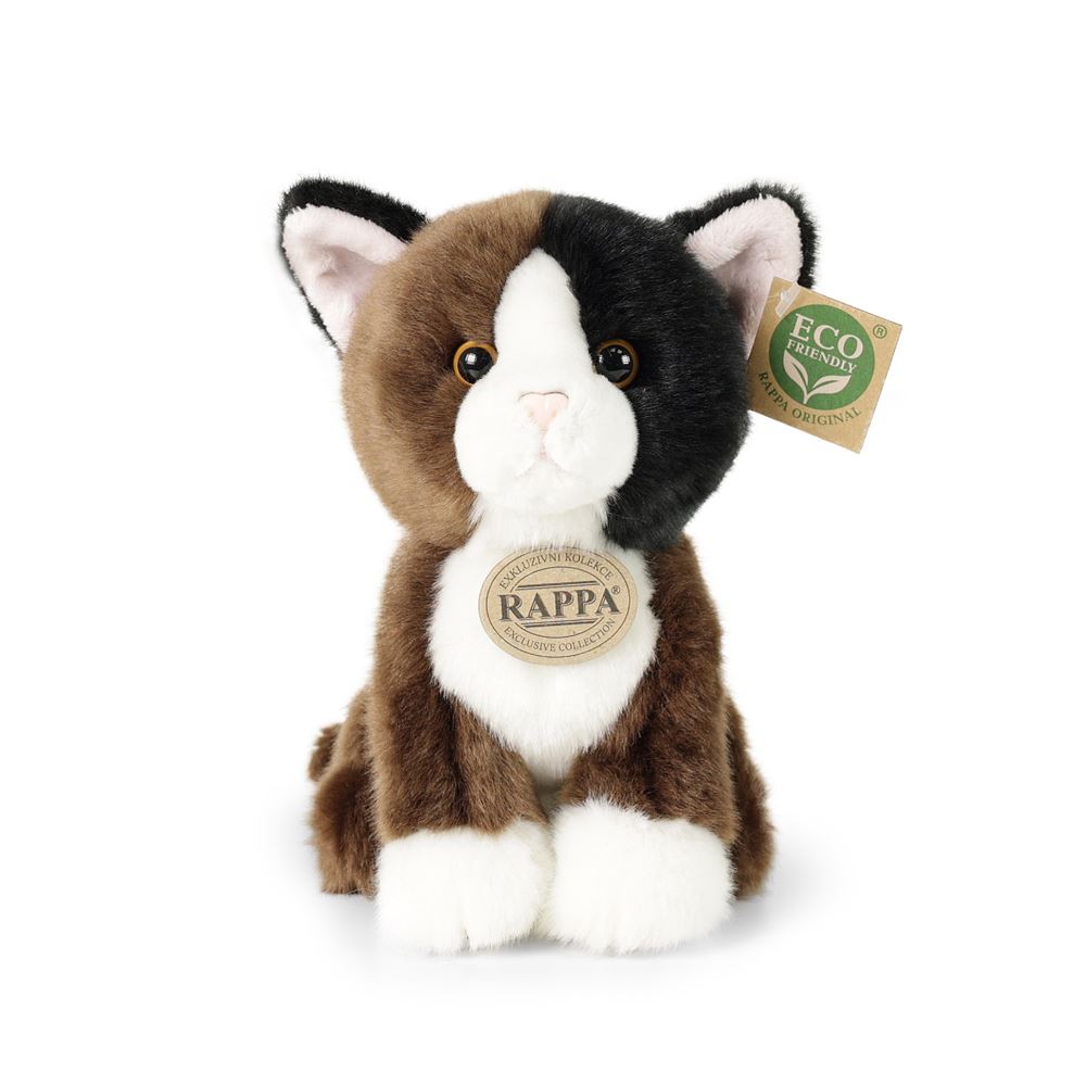 Plys trefarvet kat 18 cm øko-ven