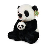 Rappa kælepanda med baby - 27 cm