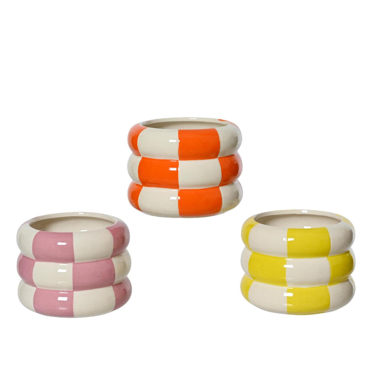 Decoris urtepotte dolomit ã˜12,3x9,3cm diamant motiv