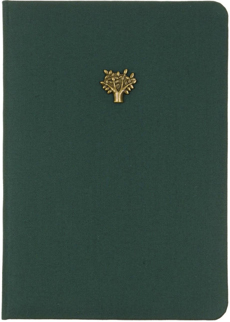 Eccolo notesbog - essentiel grønt træ - streg - ca.13x18cm - ec-d317d