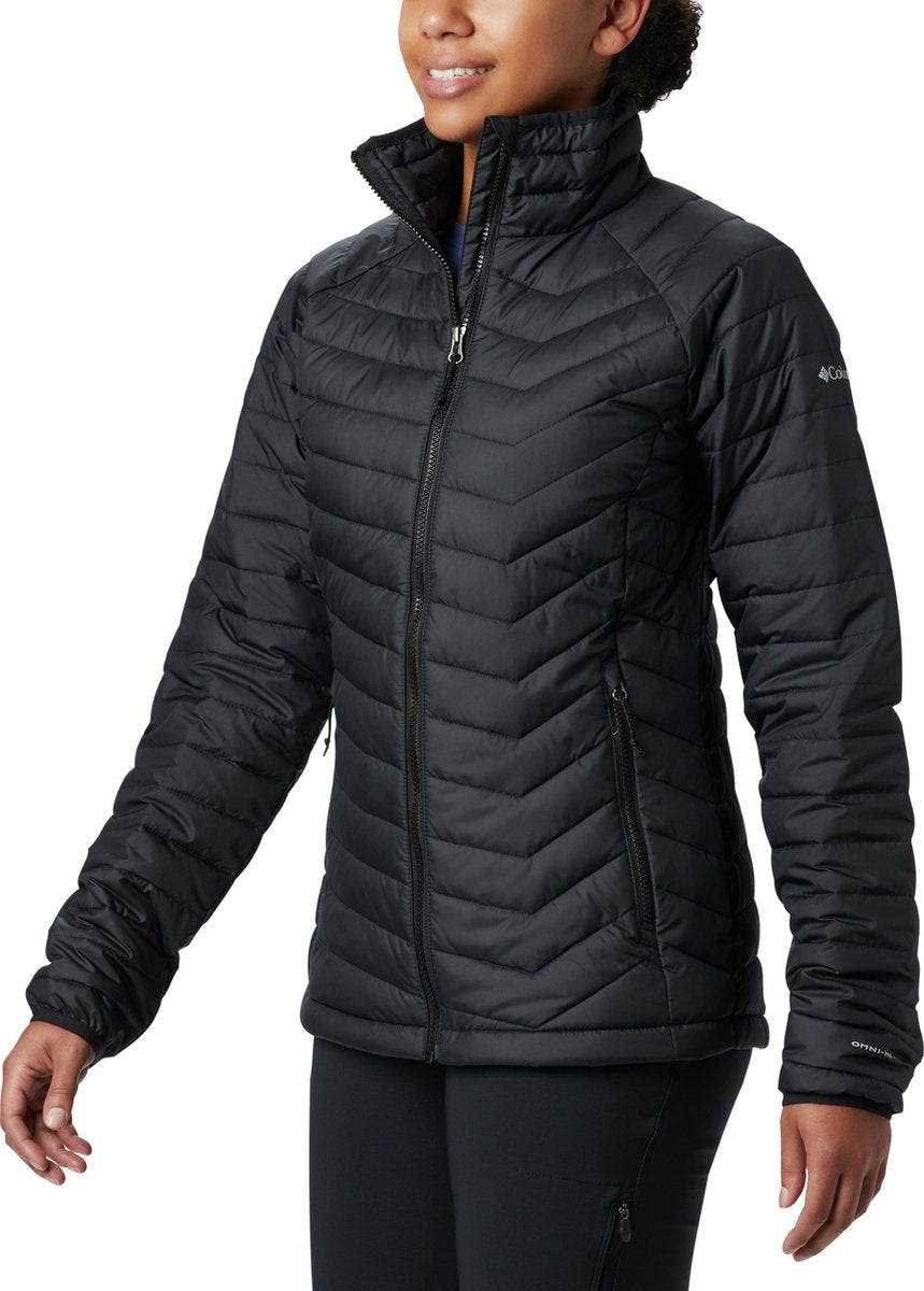 Columbia powder lite™ jakke - damejakke - polstret mellemjakke - størrelse s - sort