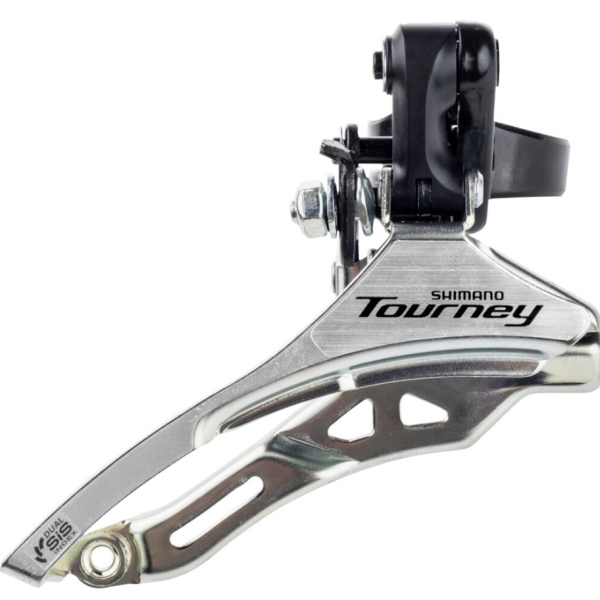 Shimano forskifterturnering fd-ty300 3x6 7 speed - nedsving - toptræk - høj klemme ø34,9 mm - 42t - (66-69°)