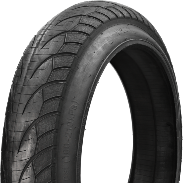 Edge dæk fatbike fat road protect 20 x 4,00 100-406mm - sort