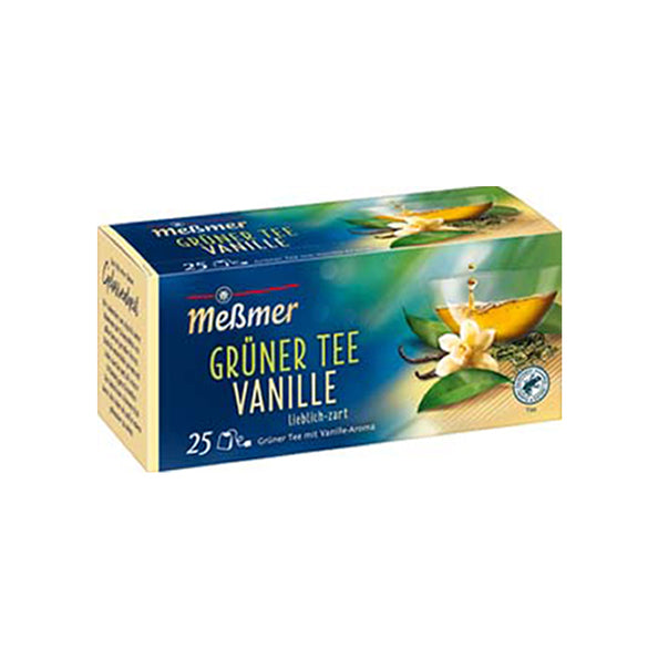 Messmer Gruner tee vanilje 25x 1,75gr (12 stykker)