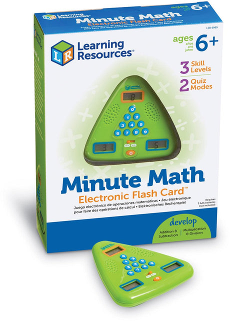 Læringsressourcer minut matematik elektronisk flash card™ - 6+
