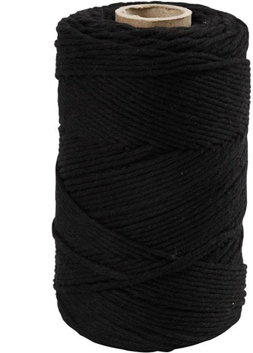 Creativ Company MacroMe Cord Black, 198m