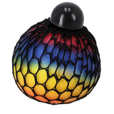 Fidget squeeze ball regnbue mesh 6 cm | 12 stk