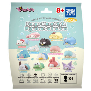 Sanrio funyu-maru stil figurer assorteret | 24 stk