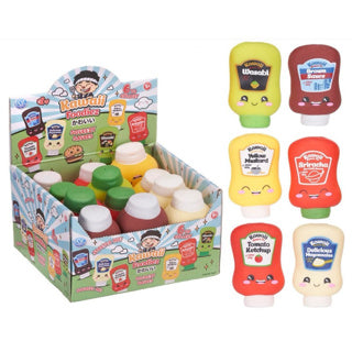 Kawaii foodies squishy saucer 10cm 6 ass. | 12 stk