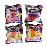 Fantastiske seje squishy regnbueperler fidget assorteret | 6 stk
