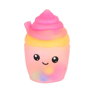 Fantastiske seje squishy regnbueperler fidget assorteret | 6 stk