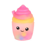 Fantastiske seje squishy regnbueperler fidget assorteret | 6 stk