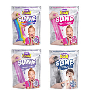 Zuru oosh smart slime stor taske (1000 g) assorteret | 4 stk