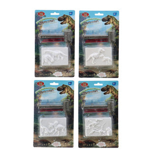 Dino fossilgravning 4 assorteret | 8 stk