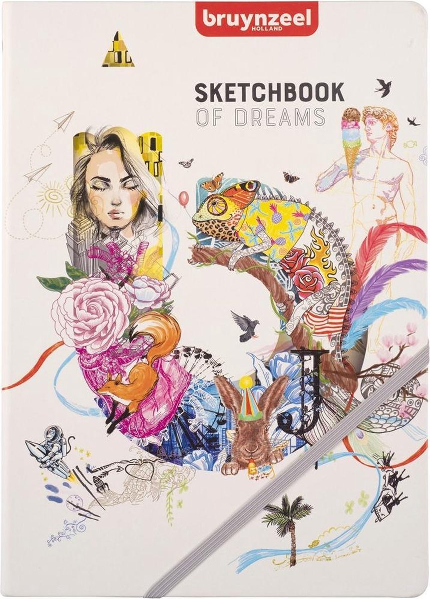 Bruynzeel creatives skitsebog a4 140 g m 80 ark