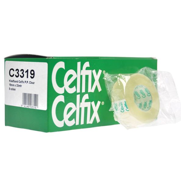 Celfix selvklæbende tape pp ft (12 mm x 33 m)