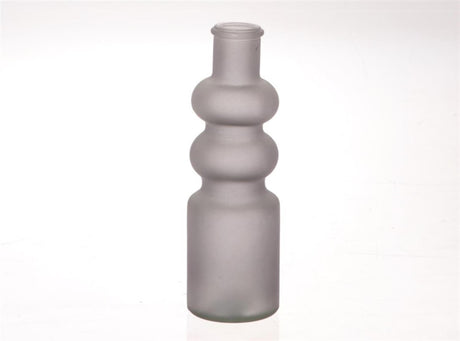 Hbx naturlig levende vase gina ø7x22cm mat antracit
